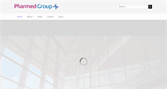 Desktop Screenshot of pharmed-group.com